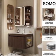 【Free delivery】HDB/BTO Honeycomb aluminum bathroom cabinet combination space aluminum bathroom cabin