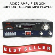 AC - DC Amplifier 2 Channel Support USB - SD MP3 Player