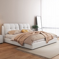 Bed Luxury 1.5m Soft Leather Bed Bag Technology Main Bedroom 1.8m Double Bed Simple Modern Wedding L