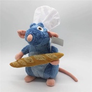 {UU61} Cute Disney Mouse Anime Ratatouille Remy Bread Hat Plushie Stuffed Animals Plush Toys Kawaii 