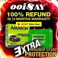 AMARON PRO NS60L | 65B24L | 65B24LS (MF) - Car Battery- Waja Vios Civic Almera Iswara HRV Accord Livina Estima CRV Latio