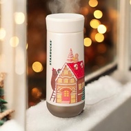 Starbucks Stainless Steel Cookie House Water Bottle 12oz.