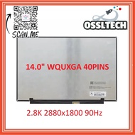 2.8K 90Hz LCD Screen for   5 Pro-14ITL6 Pro-14ACN6 MNE007ZA1-1 MNE007ZA1-3 B140QAN04.0 14.0 Nano 40p