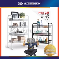 HYPERACK ™️  [Ready Stock] Trolley Rack Metal Steel Trolley Storage Rack Rak Troli Beroda Rak Ikea R