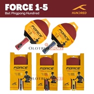 HUNDRED FORCE Ping Pong Bat 1 2 3 4 5 PingPong table tennis bat 100% ORIGINAL HUNDRED