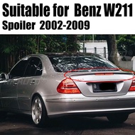 premium-For W211 Spoiler 2002-2009 Mercedes-Benz W211 E-class E200 E260 Spoiler ABS Plastic Material