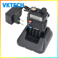 [Vktech]UV-5R วิทยุสมัครเล่นระยะไกล VHF/UHF 136-174MHz & 400-520MHz 5W มือถือชุดไร้สาย Uhf/ วิทยุ VH