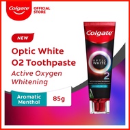 ☸ ∥ → Colgate Optic White O2 Aromatic Menthol Whitening Toothpaste 85g