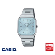 CASIO นาฬิกาข้อมือ CASIO รุ่น MTP-B185D-2A2VDF สายสแตนเลสสตีล สีฟ้า