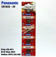 Pin CR1632 Panasonic Lithium 3V Chính Hãng Vỉ 5 Viên