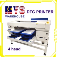4 Head Double Station DTG Printer T-shirt Printing Machine for Clothes Digital Automatic DTG Printer