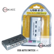 4-Port Usb Printer Auto Switch Sharing Switcher/ 1-4 4-Port switch/