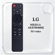 for 2025 LG TV no voice remote control Magic Remote with AI dedicated button - AKB76046602-MR25GA co