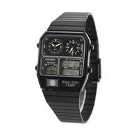 [Powermatic] Citizen Ana-Digi Temp Reprint Model Watch Black JG2105-93E