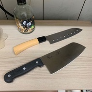 二手菜刀兩把 二手廚具 出清 刀具 切刀 水果刀