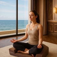 Dunlopillo Meditation Rebonded Chair Brown Rebonded Meditation Chair/
