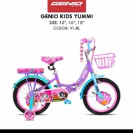 Sepeda Anak Mini Perempuan 12 Inch Genio Yummi Lipat