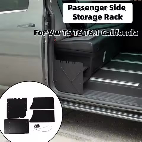 Car Shoe Storage Rack For Vw T5 T6 T6.1 California Passenger Side Storage Rack Campervan Motorhome S