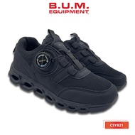 BUM Equipment Kid's Black Shoes CSY821 Black School Shoe / Kasut Hitam Sekolah / Sneakers / Kasut Bu