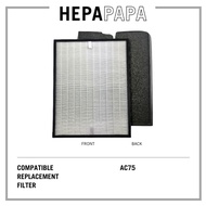 Delonghi AC75 Air Purifier Compatible Replacement Filter [HEPAPAPA]