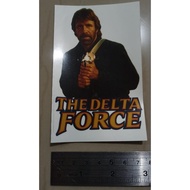 Vintage Stickers DELTA Force (Chuck Norris)