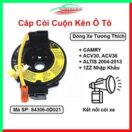 Horn cable for CAMRY ACV30 ACV36, COROLLA ALTIS 2004-2013, 1ZZ Imported Code 84306-0D021
