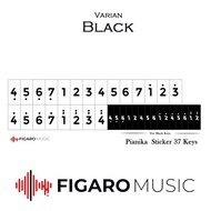 Stiker Pianika 37 Keys - 37 Tuts Sticker Pianika Melodica Seri Angka