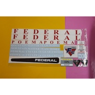 Federal Poema Bicycle Stickers