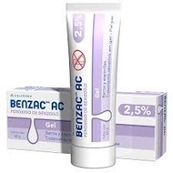 NEW Galderma Benzac AC 2.5 Benzoyl Peroxide Acne Cream 60g (Benzoyl Peroxide 2.5%) NEW PACKAGING (KK