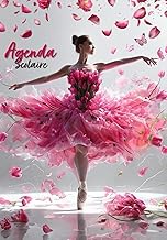 Agenda 2025-2026: Organisateur et Planificateur Journalier pour fille | 2 Jours Par Page | Couvertur