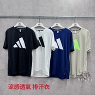 < TNT Sports Plaza > ADIDAS RUN IT TEE Men's Cool Feeling Quick-Drying Sweatshirt Short-Sleeved Top 
