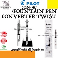 PILOT PEN FOUNTAIN PEN INK CONVERTER CON40 / PILOT CON40 FOUNTAIN PEN INK CONVERTER