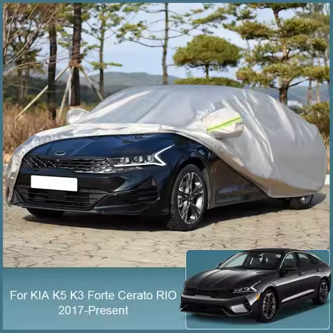 Car Cover For KIA K3 Cerato Forte BD Sedan K5 DL3 RIO X-LINE KX Cross Hatchback Sedan YB Stinger CKO
