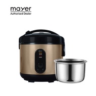 Mayer 1.0/1.8L Rice Cooker with Stainless Steel Pot MMRCS10 / MMRCS18