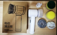 全新充電式無線電動清潔刷。可以充電，帶5個刷頭，防水。