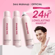 Sea Makeup Bundle 3pcs Stayput Prime & Set Continuous Setting Spray - Velvet Matte Finish Oil Contro