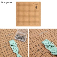 Orangesea Portable Board Reusable Braiding Mat Essential Tool Set Soft Board with Instructions Porta