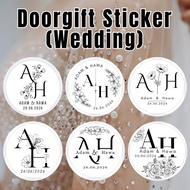 [STICKER THERMAL MURAH 100PCS] GOODIES STICKER WEDDING STICKER ROUND STICKER KAHWIN TUNANG BULAT