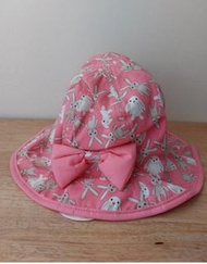 NaRaYa children hat 粉紅色兔帽子外圍直徑約30cm內圍約20cm