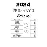 Latest Primary 3 (SA2) Primary Schools Exam Paper