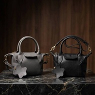 Rare Nation Elegant Mini Leather Handbag Stylish Shoulder Women Drawstring Crossbody Bag