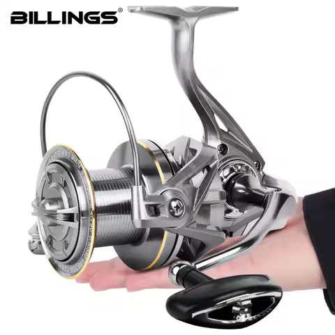 BILLINGS Spinning Reel NGK 8000 9000 10000 12000 14000 Reels 20KG Max Drag 4.8:1 Gear Ratio Stainles