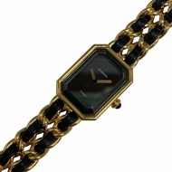 CHANEL 香奈兒 H0001 Premiere M 方糖 石英錶 黑金