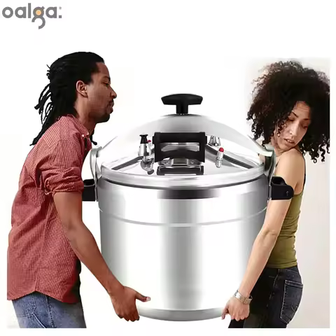 Commercial Large Capacity Pressure Cooker, Stew Pot, Kitchen Cookware, Safety Pan, Induction Cooker,