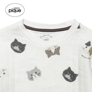 Gelato pique Autumn Children's Top Cat Print Soft Pajamas PKCT205429