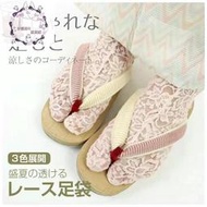 【可開發票】日本和服浴衣女士蕾絲足袋兩指襪木屐襪二趾襪和裝配件復古混搭