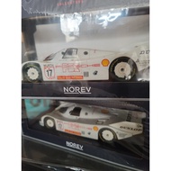 Norev 1: 18 Porsche 1987 Porsche 962C Simulation Metal Car Model Ornaments
