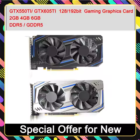 GTX550TI 2GB 4GB 6GB Computer Graphic Card 192bit GDDR5 NVIDIA PCI-E 2.0 HD-Compatible 1050TI Game V