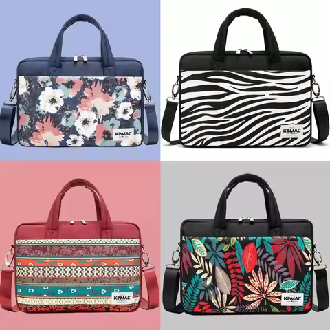 Kinmac Brand Laptop Bag 13.3,15.6 Inch,Lady Man Shoulder Messenger Waterproof Case For MacBook Pro N