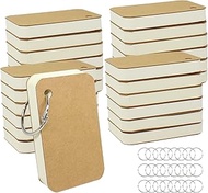 24 Pack Blank Flash Cards with Binder Rings (60 sheets), 2.2 x 3.5 Inches Blank Easy Flip Index Card